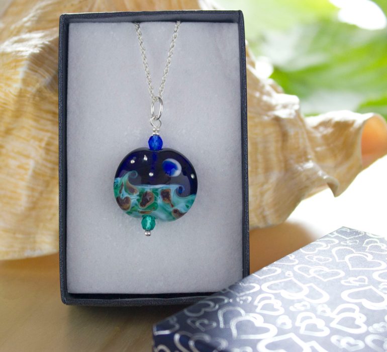 Glass Jewellery memory glass by Galiani Glass Art in Poole, Dorset