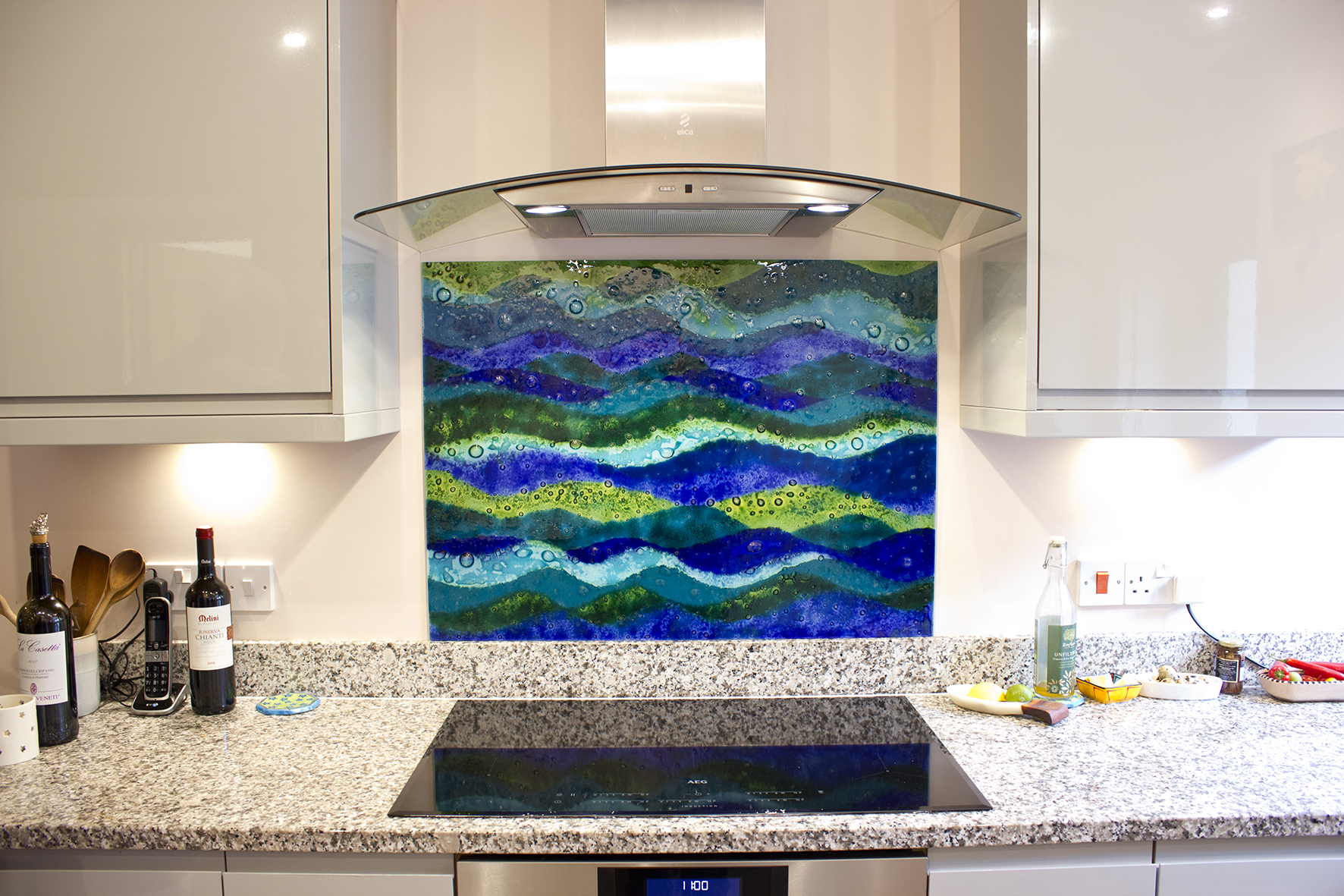 Galiani Glass - Coastal Design Kitchen Splashback